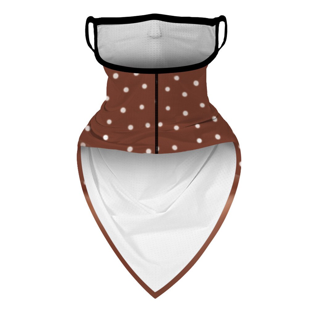1 piece Outdoor Print Seamless Ear Mask Sports Scarf Neck Tube Face Riding Mask Scarf Activities Multi Function Bandanas