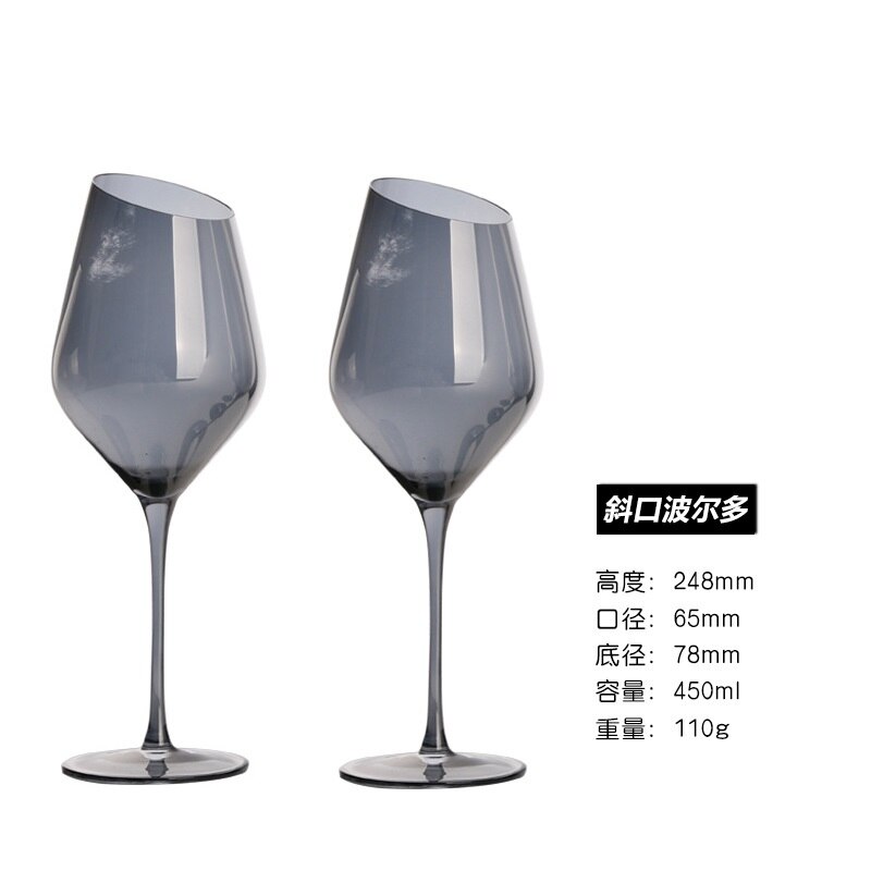 Champagneglas sølv røg grå plating drikke vinglas riste fløjter bryllup dekoration: A6 450ml