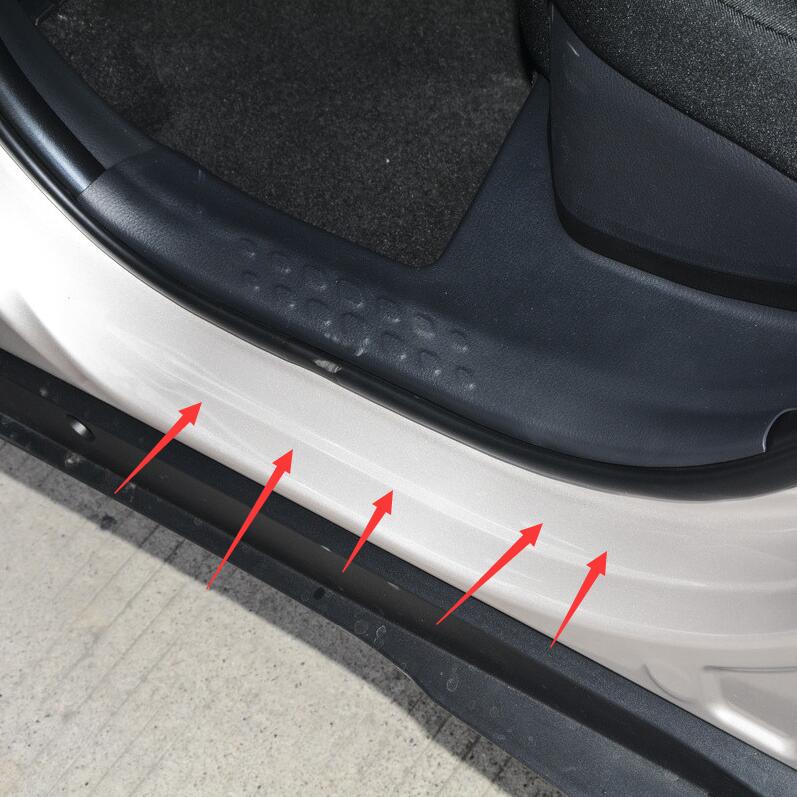 Stainless Steel Led Door Sill Scuff Plate Guard Sills Protector Trim For Toyota Camry Corolla C-HR RAV4