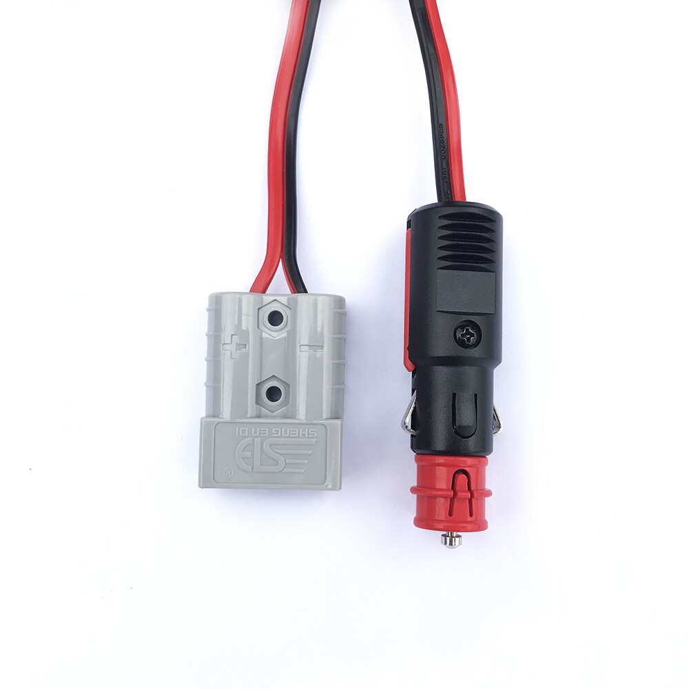 Extend Cable Red and Black Parallel Wire Battery Connector Solar panel 12V 24V Batteries Male Plug to Car Cigarette Lighter