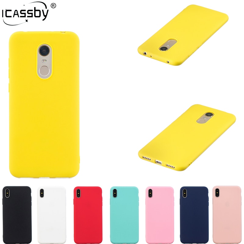 Gummi TPU Silikon Fall Für Xiaomi Redmi 5 Candy Farbe Weichen TPU Rückseitige Abdeckung Für Coque Xiomi Xiaomi Redmi 5 plus Redmi5 Plus Fall