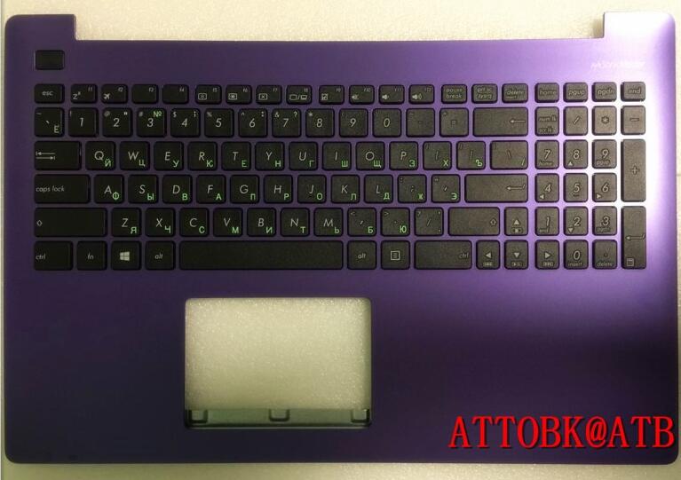 Russian Laptop Keyboard for ASUS X503 X503M F503 X553 X553M X553MA K553M K553MA F553M F553MA topcase keyboard with cover With C: purple