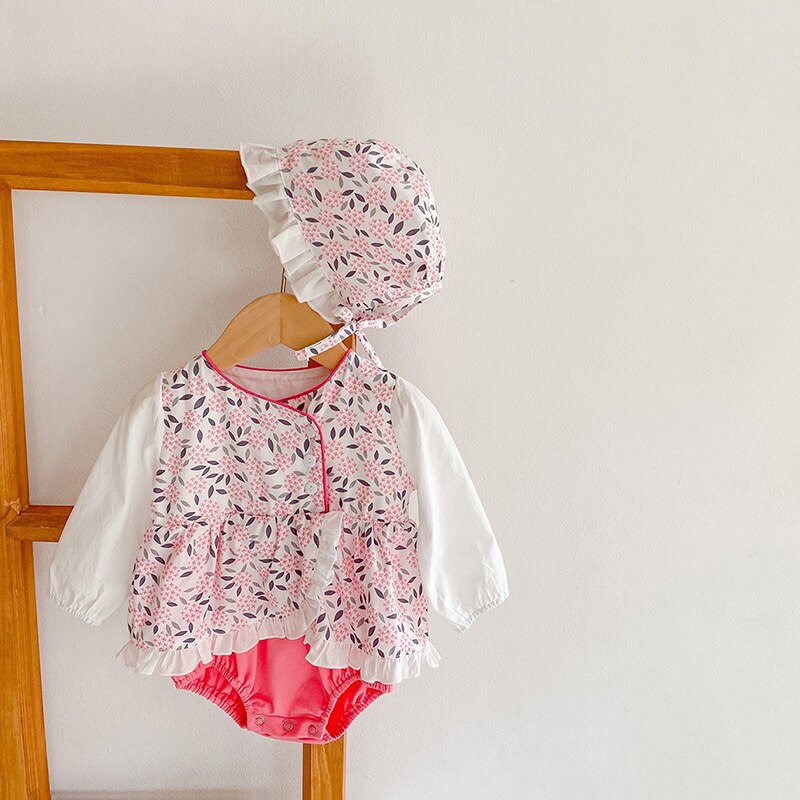 Set 3 Bodini Gerber Neonata 3-9 Mesi: Elefante E Pois, Tutina Multicolore
