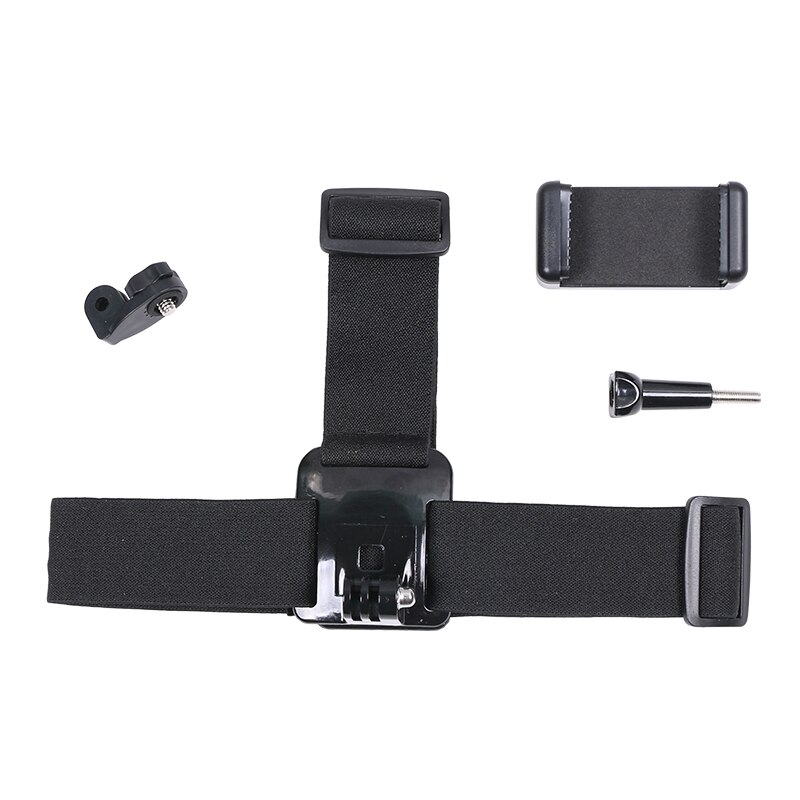 Head Strap Mount Borst Riem Voor GoPro Hero 7 6 5 4 Xiaomi Yi 4 K Sony Action Cam Accessoires harnas Riem Voor Mobiele Telefoon Houder: 4in1 1set