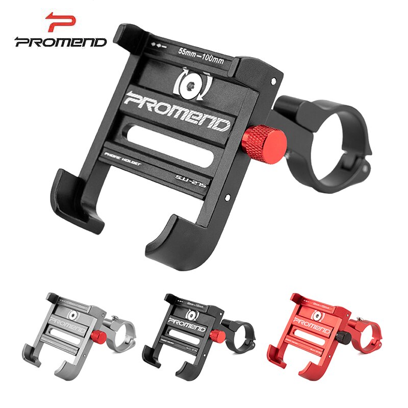 Promend 360 Graden Rotatie Fiets Telefoon Houder Aluminium Mountainbike Telefoon Houder Fietsen Telefoon Mount