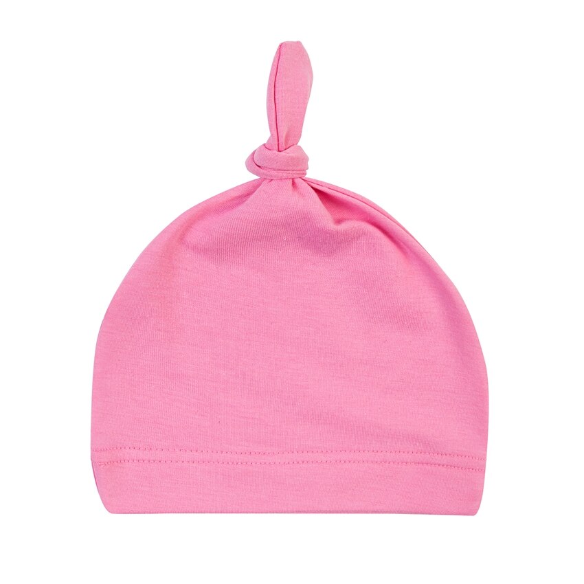 Chapeaux noués en coton pour bébés, bonnets de sommeil unisexes pour garçons et filles, jolis chapeaux de bébé ajustés pour -nés, 100%: MJ0005