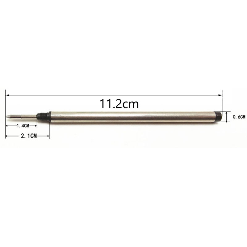 113mmx6mm 0.7 Tip Rollerball Pen Ballpen Refills For Mont Blanc 105159 107878 M506 P163 MNB107878 M710 H-12 M401 German Ink