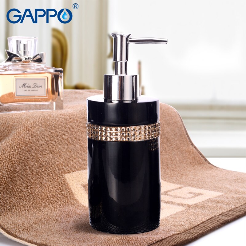 GAPPO liquid soap dispensers bathroom pump resin soaps imported resin Bottle Bath Bathroom accessories soap dispensers
