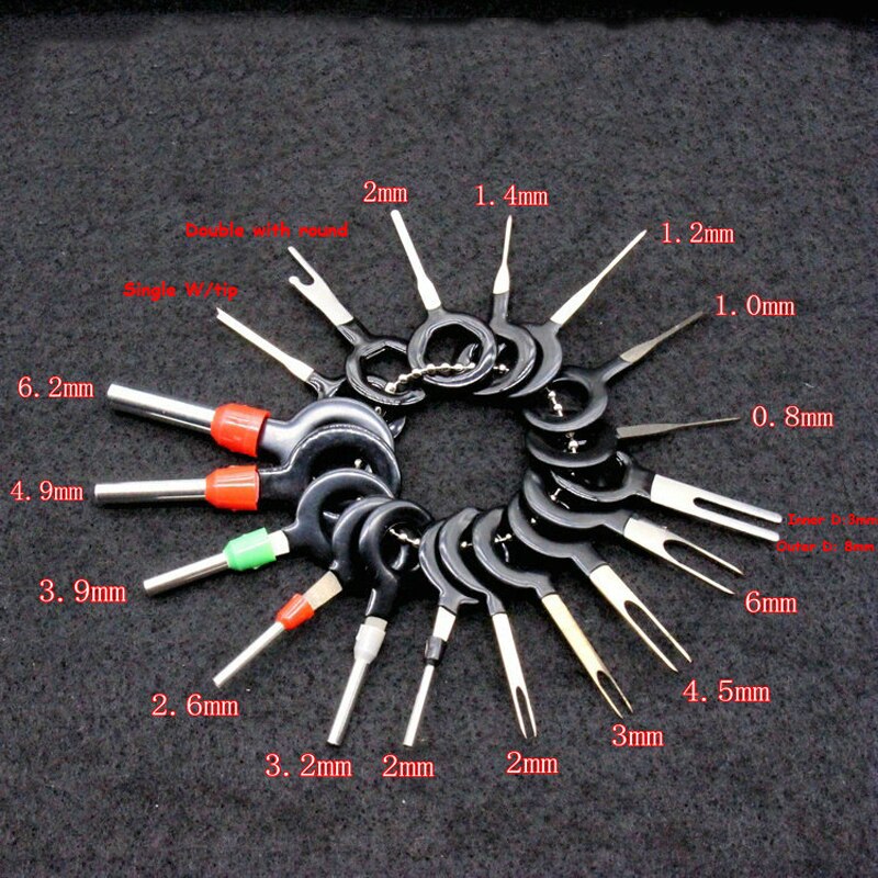 36pcs Electrical Wire Puller Hand Tools Kit Car Plug Terminal Removal Tool Pin Needle Retractor Pick