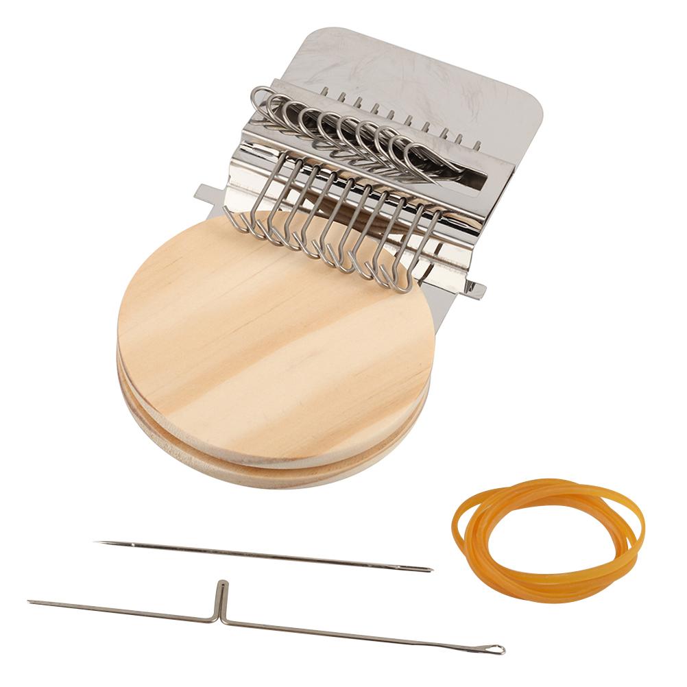 Hand Weave Tool Mini DIY Darning Tool Braiding Patching Machine Mini DIY Darning Tool for Beginners DIY Tools: 10 hook