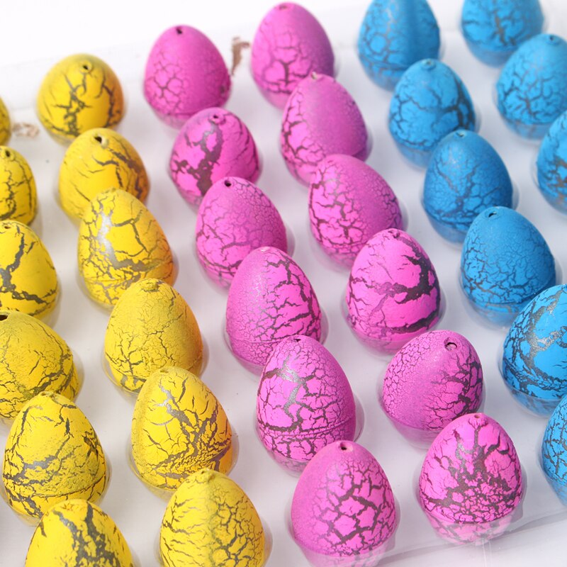 10 pz/lotto Della Novità Sveglia Magia Cova Crescente Animale Uova di Dinosauro bavaglio Giocattoli Giocattoli per I Bambini bambino Bambini Giocattoli Educativi Regali