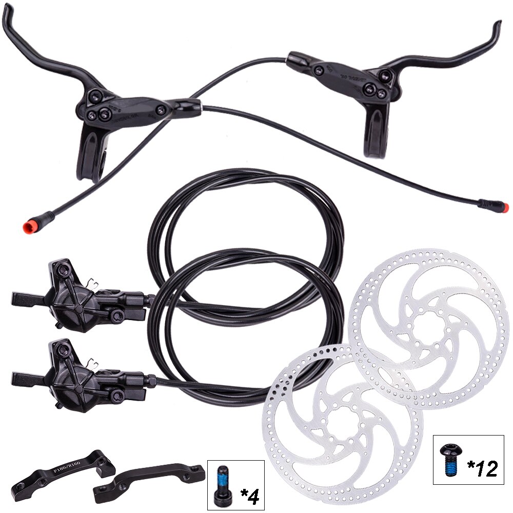 Universal ebike hydraulisk bremse intelligent strømafbrydelsessensor ba elektrisk cykel fang olie skivebremse til mountainbike