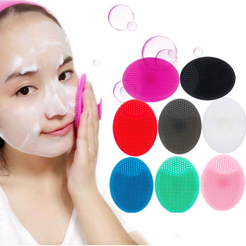 Silicone Face Cleansing Brush Facial Deep Pore Skin Care Scrub Cleanser Tool Mini Beauty Soft Deep Cleaning Exfoliator Care