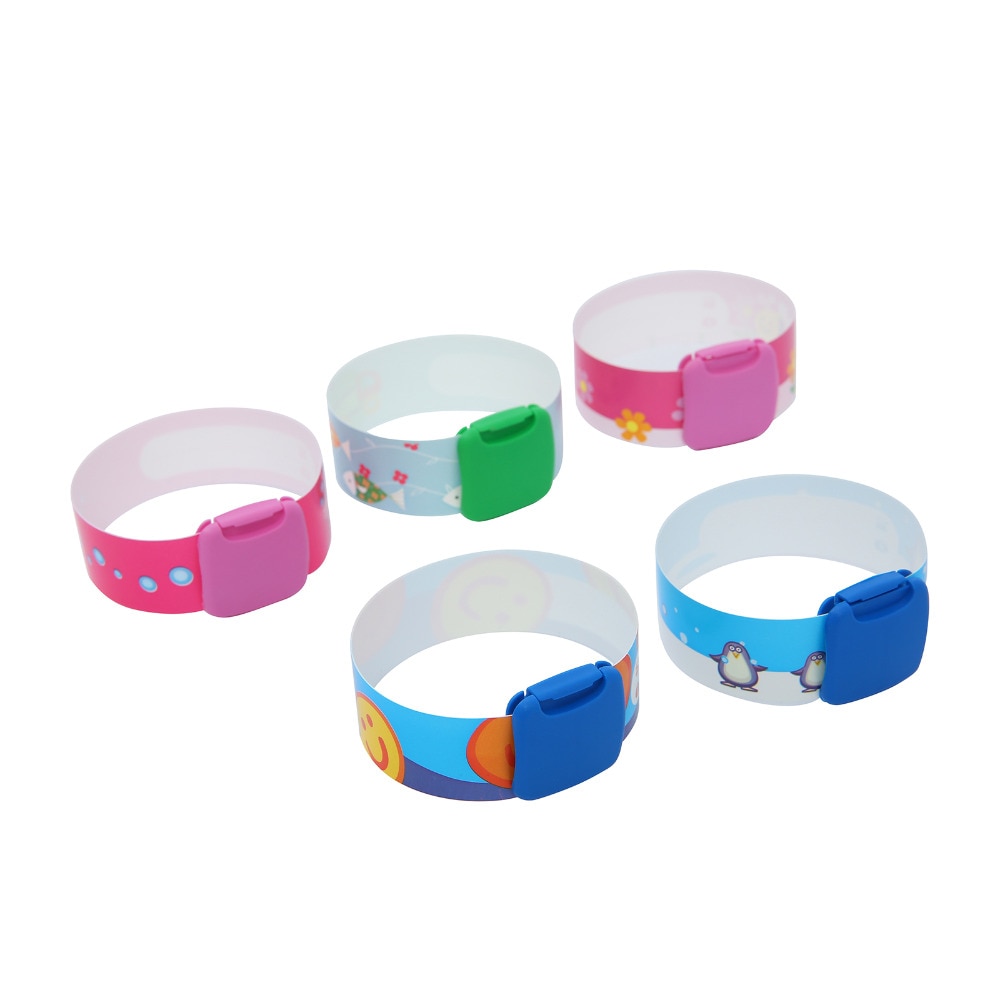 QiQiWu Kids ID Veiligheid Polsband Armband Kind Baby Herbruikbare Verstelbare Armband polsbandjes Waterdicht PU Kid Kinderen Pols Band