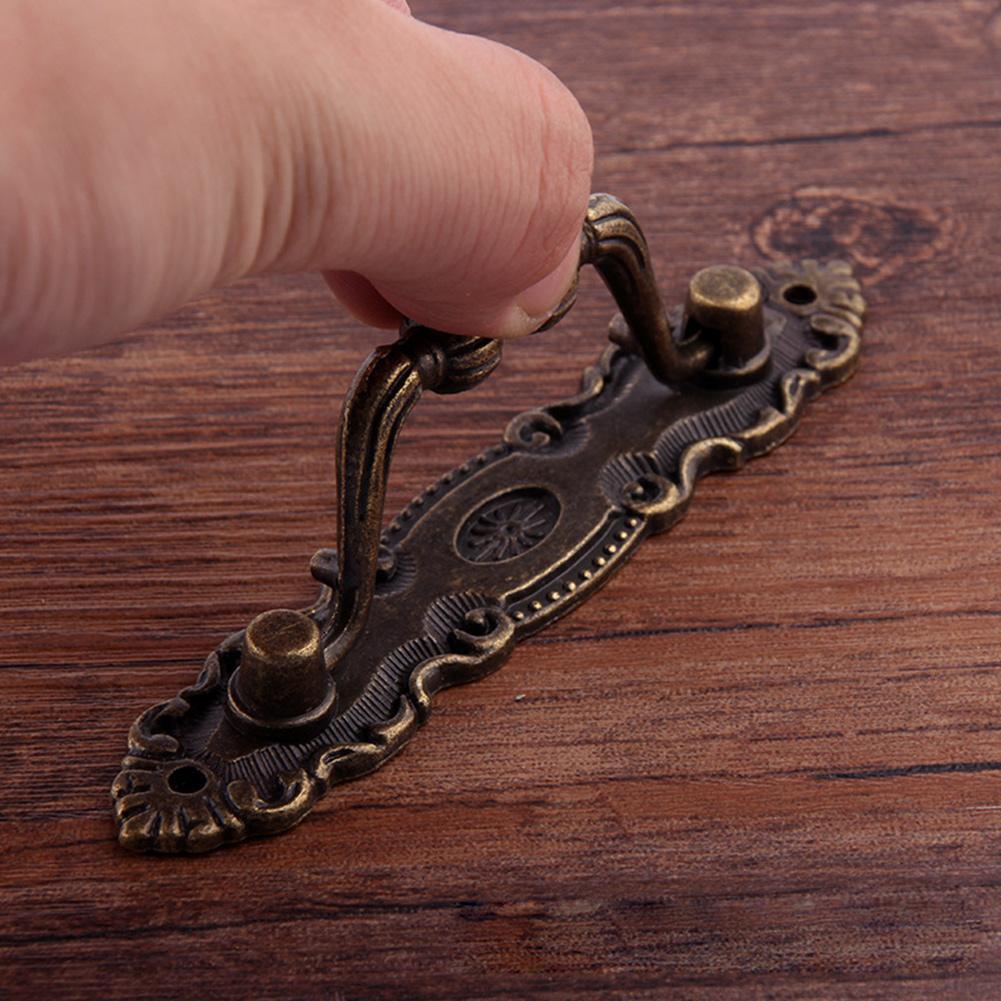 Antique Bronze Pull Handles for Drawer Cabinet Door Wooden Chest Box Bin Metal Drawer Pulls Handles Wardrobe Closet Pulls Handle