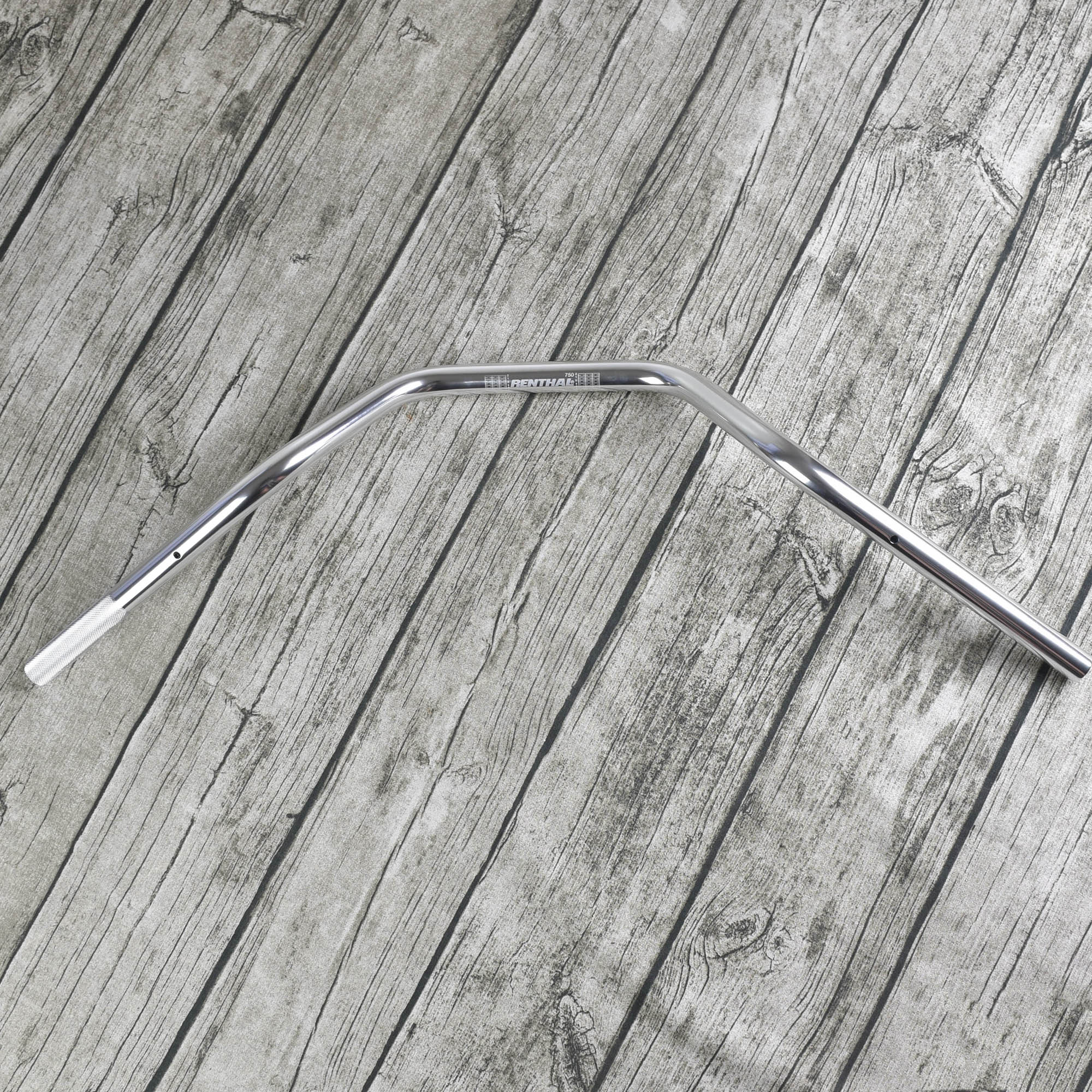 Motorfiets Stuur 22Mm Voor Renthal Aluminium Anti-Roest Stuurwiel Voor Scrambler Pit Bike NC750X Exc Z750 XJ6 FZ1: Chromed