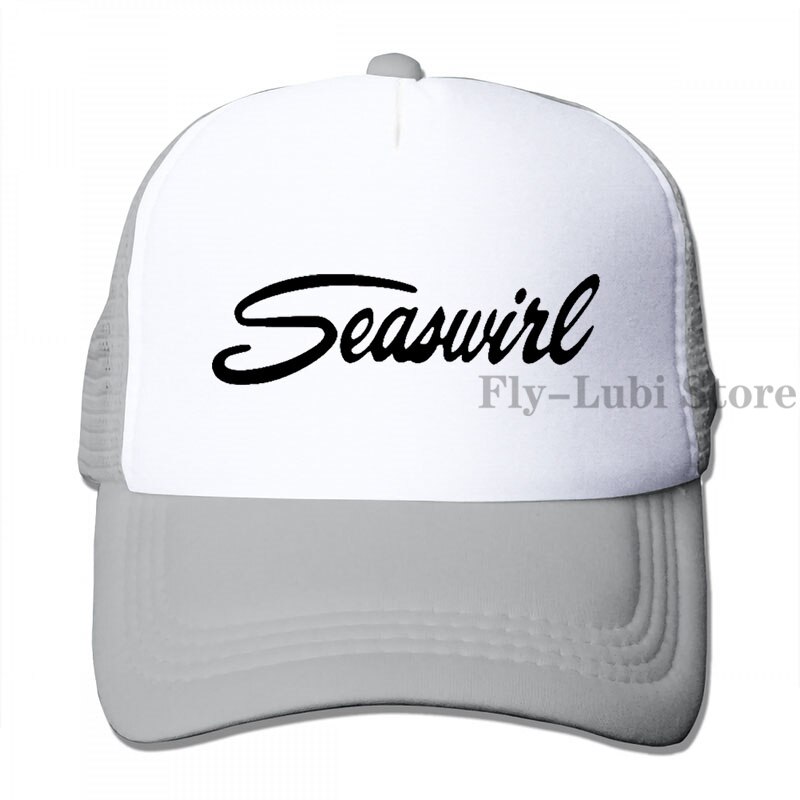 Striper Seaswirl-gorra de béisbol ajustable para hombre y mujer, sombrero de camionero, Kit de barco (2): 3-Gray