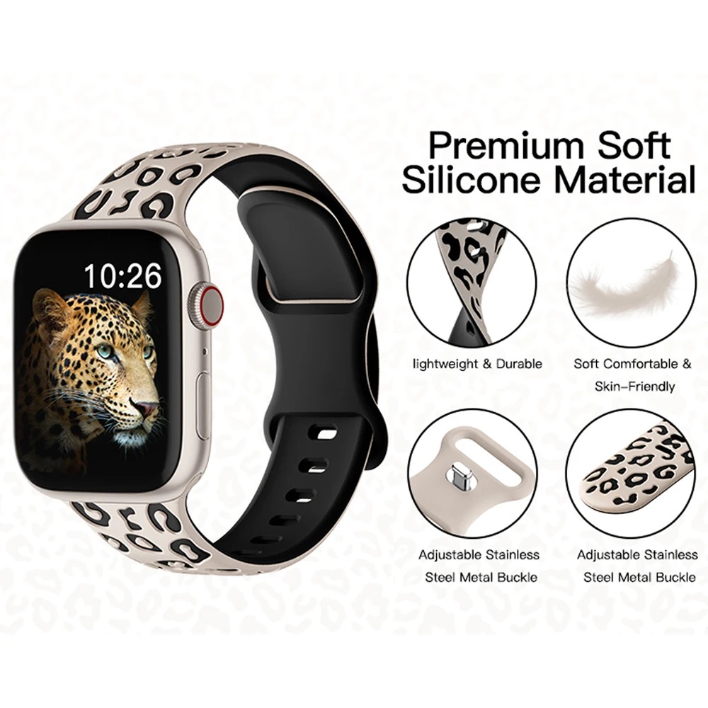 Correa para Apple Watch 10 Band 40mm 44mm 42mm 45mm 41mm 49mm 38mm Correa grabada de silicona serie 8 9 7 SE 6 5 ultra 2 3