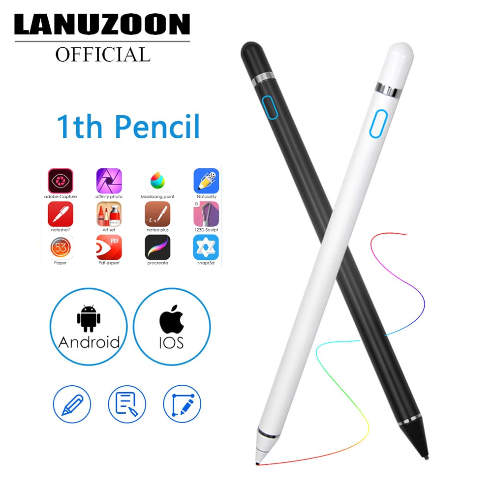 Til apple pencil 2 stylus pen touch pen til tablet ios android stylus pen til ipad pro 5th 6th 7th mini 4 5 air 1 2 3
