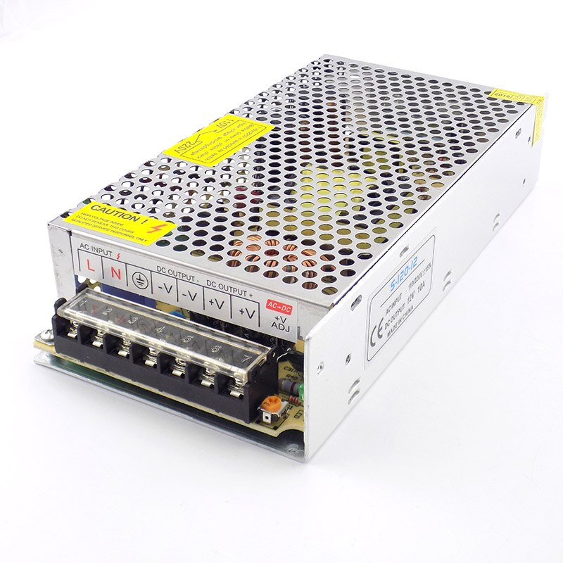 Switching Power Supply AC 110V 220V To DC 12V 10A CCTV Camera Power Supply Adapter Converter LED Strip Switch Driver Charger