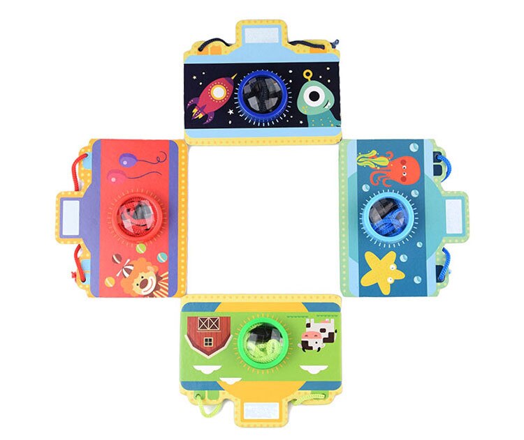 Kids Magical Bee Eye Effect Caleidoscoop Kartonnen Speelgoed Multi Prisma Observatie Wereld Kartonnen Simulatie Kleurrijke Cameratoys