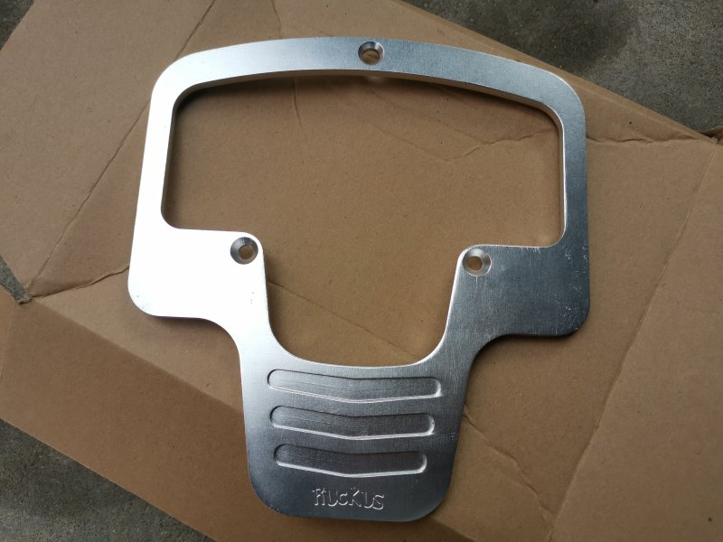 monster maske ansikt til honda ruckus zoomer  gy6 scooter nps 50 af58 billet maskinert aluminium batteri eske front dekke