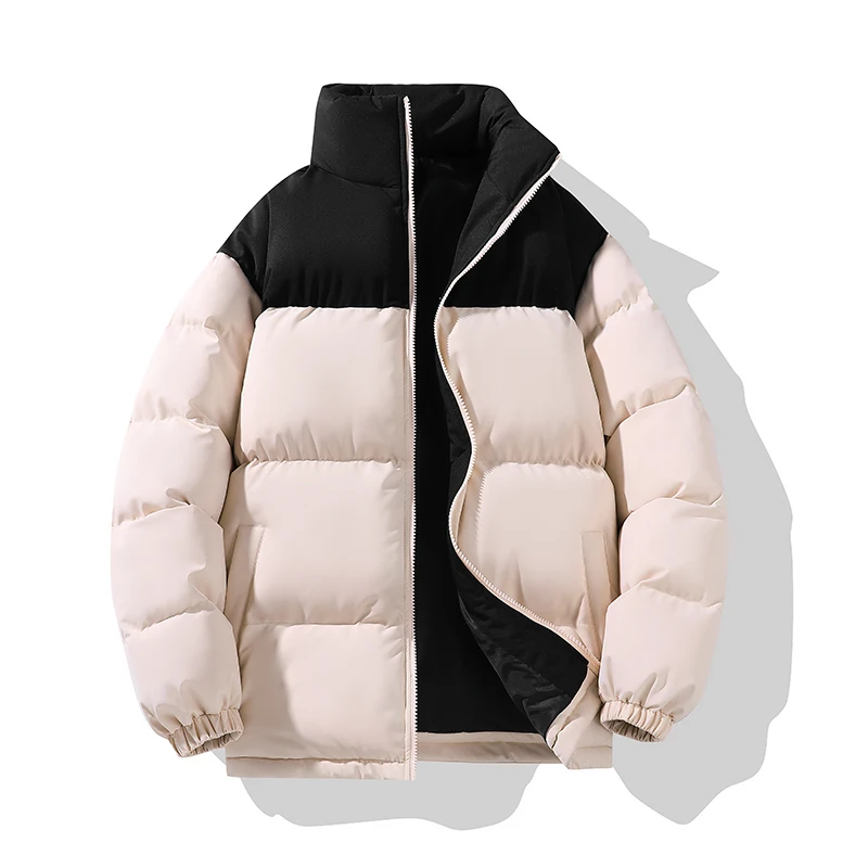 Men's White Duck Down Jacket Warm Thick Puffer Jacket Coat Male Casual Overcoat Thermal Winter Parka Men: XXXL / Pink