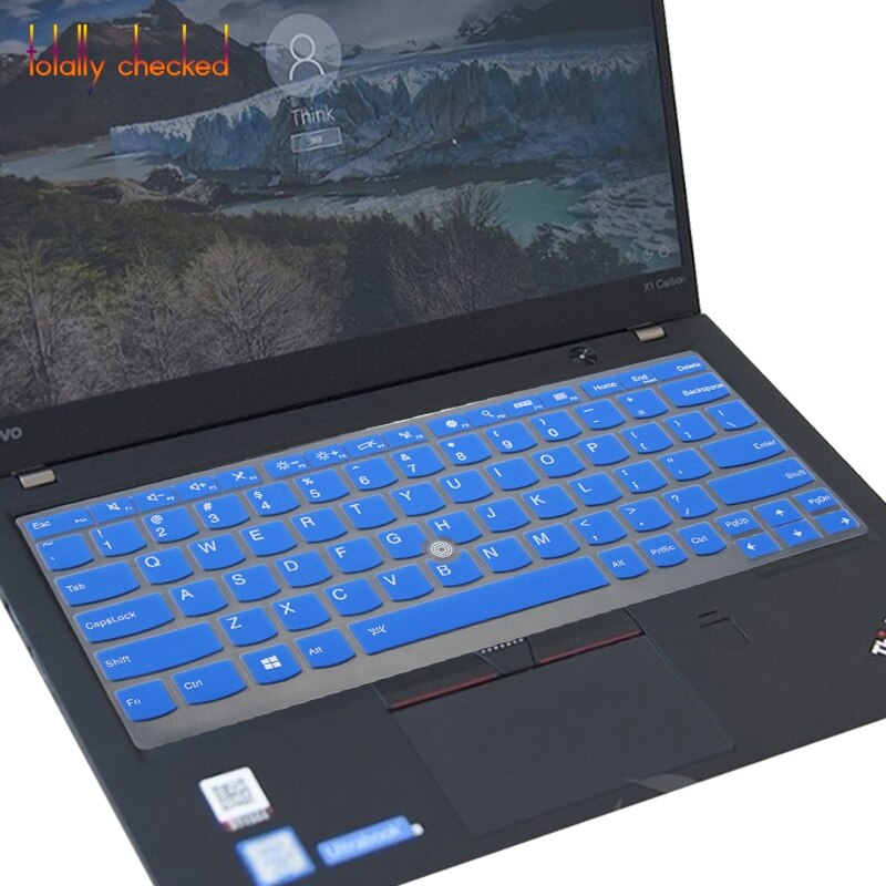 Miękka silikonowa klawiatura do laptopa obudowa ochronna skóra dla Lenovo Thinkpad Ibm X280 x380 X390 2019X270X260X240X240 S X250: blue