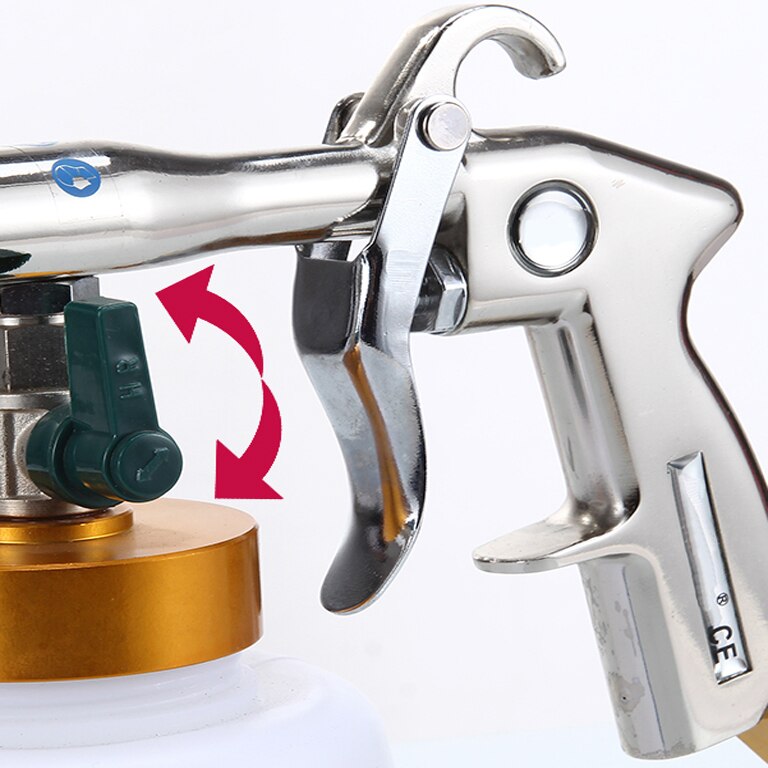 Luftbil rensepistol pneumatisk bilverktøy renseri tornador apparat med metalllager turbo twister