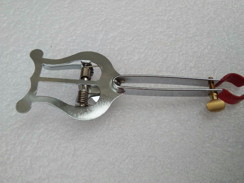 Trumpet Sheet Music Clip Stainless Steel Trumpeter Lyre Trombone Sheet Music Stand Clamp-On Holder Accessories
