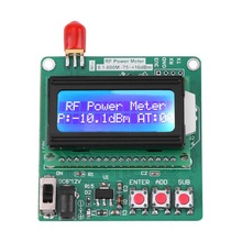 LCD Digital Power Meter Wattmeter Volt Watt Power Ammeter Voltmeter RF Power Meter 1-600MHz Radio Frequency Value