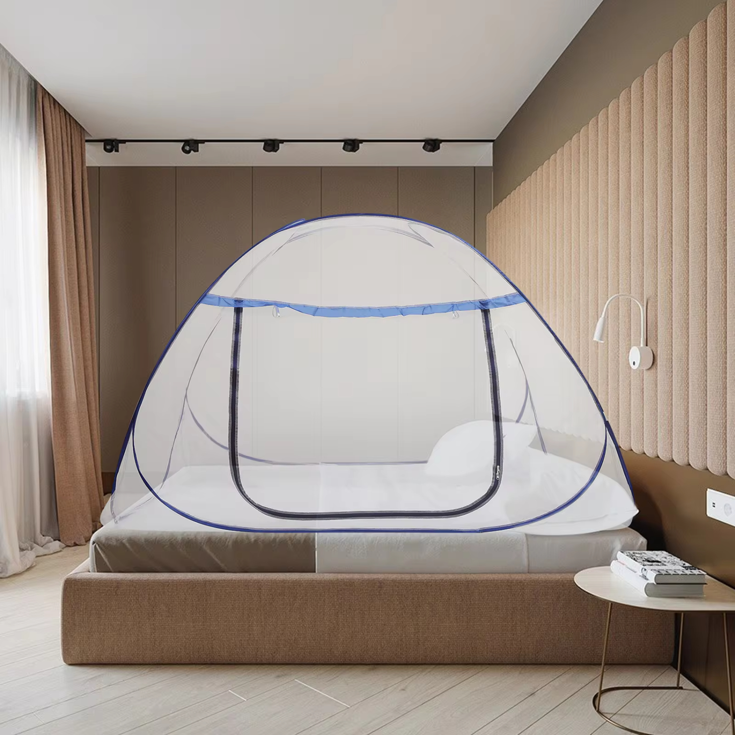 Simple Mosquito Net Portable Camping Tent Single Double Bed Canopy Adult Foldable Bunk Mesh Net Breathable Mosquito Net Bug net