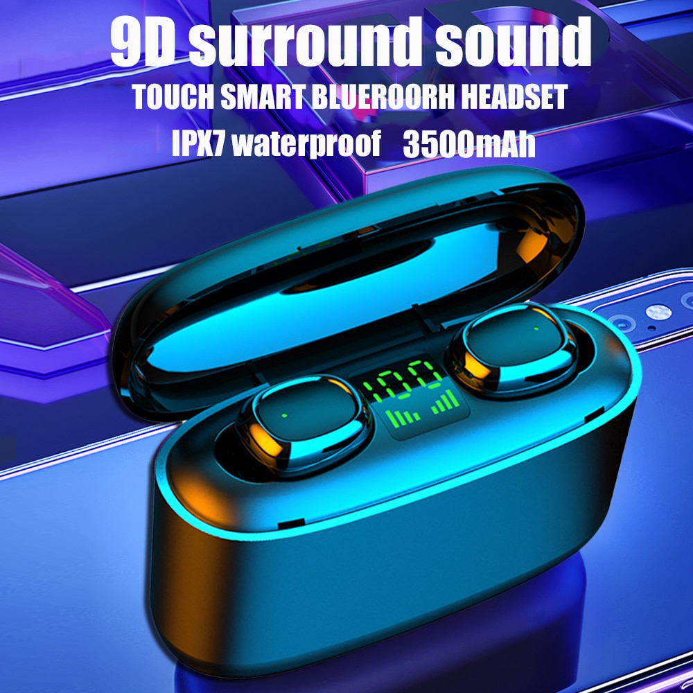 G5S Tws Mini Bluetooth Oortelefoon Business Oortjes Waterdichte IPX7 Sport Oordopjes Voor Xiaomi Huawei Iphone Draadloze Oortelefoon