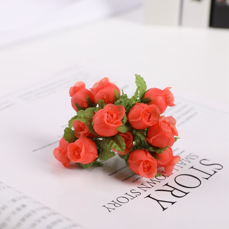 Bouquet de grenade artificielle 12 pièces, décoration de mariage, décorations de noël pour la maison, guirlande Mini fleurs décoratives: 2