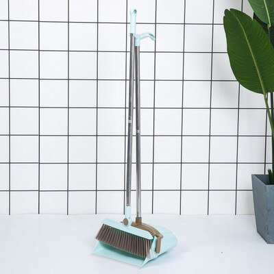 Magic Foldable Standing Broom and Dustpan Set Windproof Rotatable Adjustable Filter Hair Floor Cleaning Broom Crumb Tools: 3
