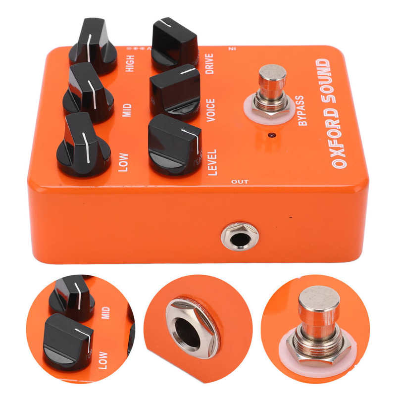 British Rock Pedals Amplifier Simulator Pedal More Versatility for Guitars