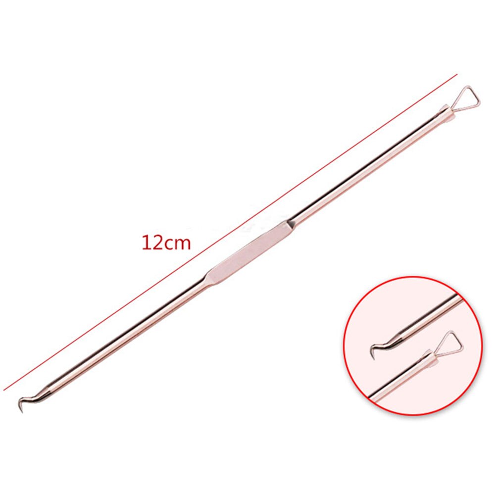 4 pièces point noir tête blanche comédon Spot bouton défaut extracteur Kit d'outils