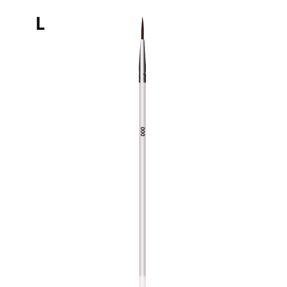 Juego de 10 unids/set de punta de fibra de nailon, pluma de dibujo de línea de pelo, pincel de pintura para artista, bolígrafo de gancho fino, suministros de arte: L