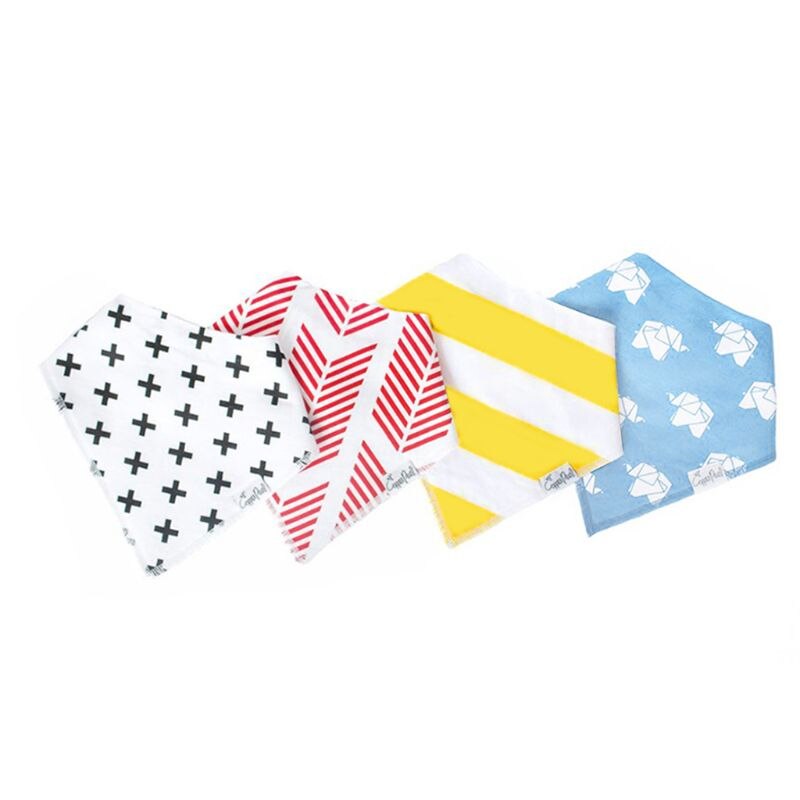 4 stuks baby slabbetjes voor jongens en meisjes, boerdoeken, waterdichte slabbetjes, bandana 's  e06f