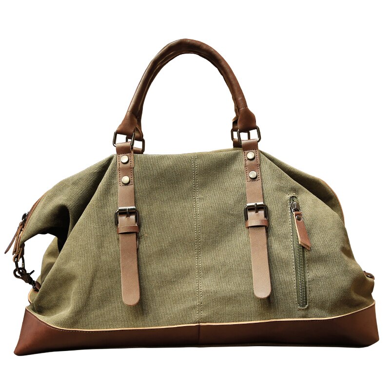 Casual Grote Capaciteit Reizen Mannen Messenger Bags Draagbare Handtas Multifunctionele Schoudertas Canvas Vintage Satchel Bag