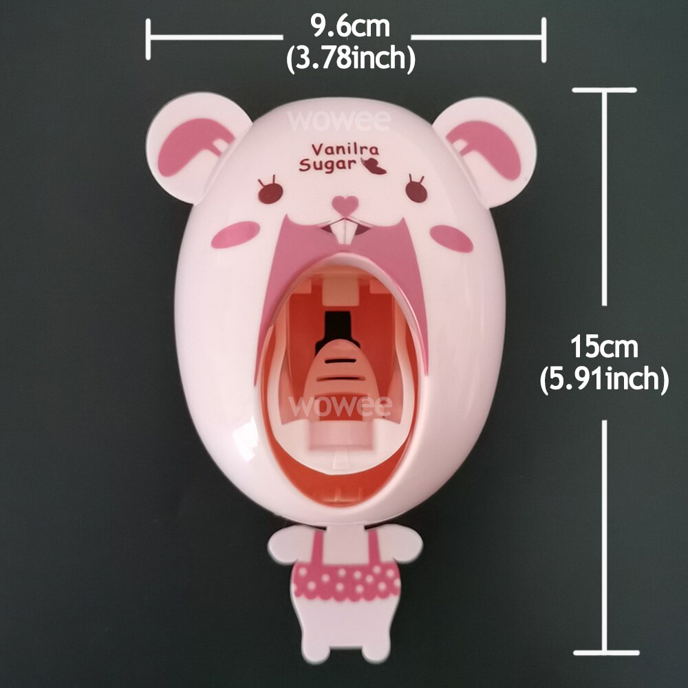 Bathroom Household Toothbrush Table Children's Automatic Toothpaste Dispenser Toothbrush Holder Plastic Eco-friendly