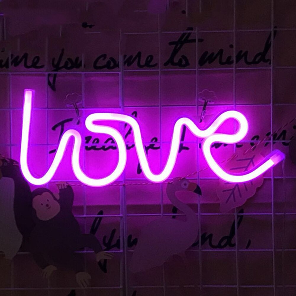 520 luces led de neón coloridas con forma de corazón, alimentadas por usb, para colgar en la pared de bodas, para decoración de fiestas, ventanas y habitaciones.