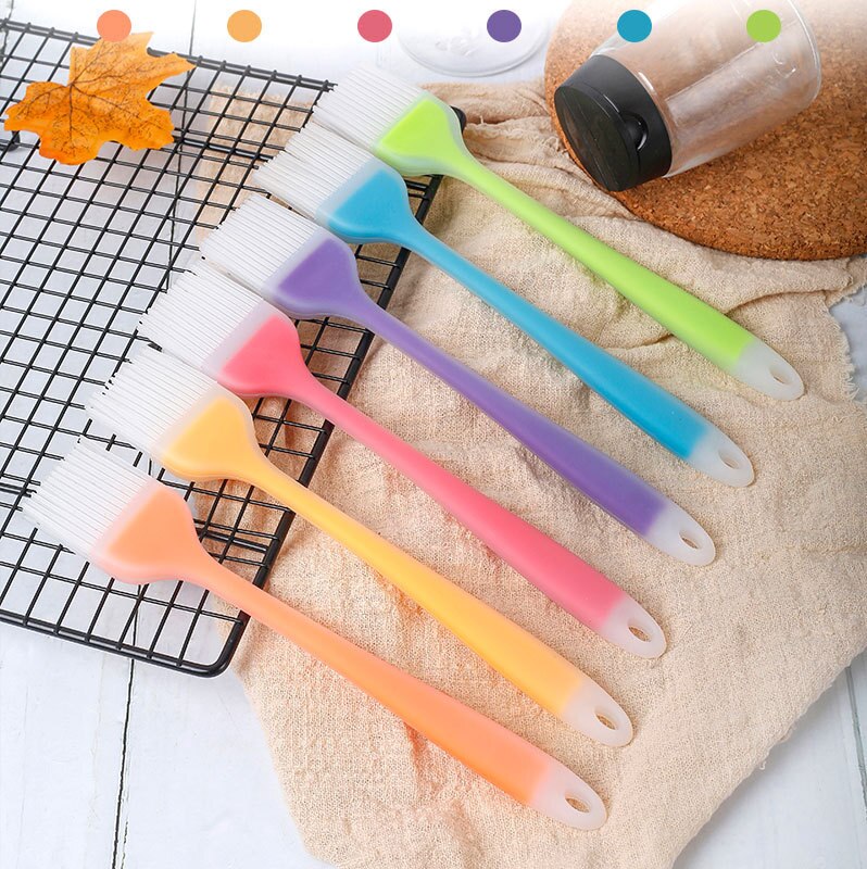 Baking Tools 21cm Translucent Small Silicone BBQ Brush you sao DIY Cake Tools Silicone Brush