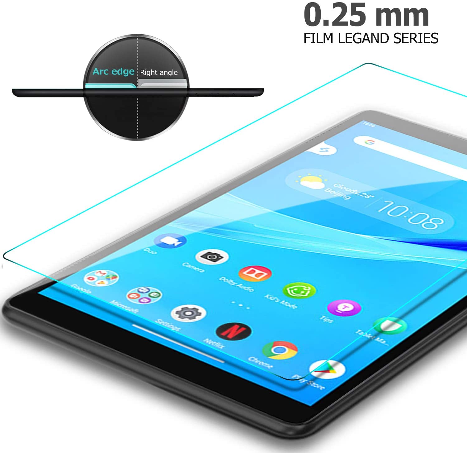 Tablet tempered glass screen protector cover for lenovo tab  m8 tb-8705f/8505x 8,0 inch anti-scratch tempered film