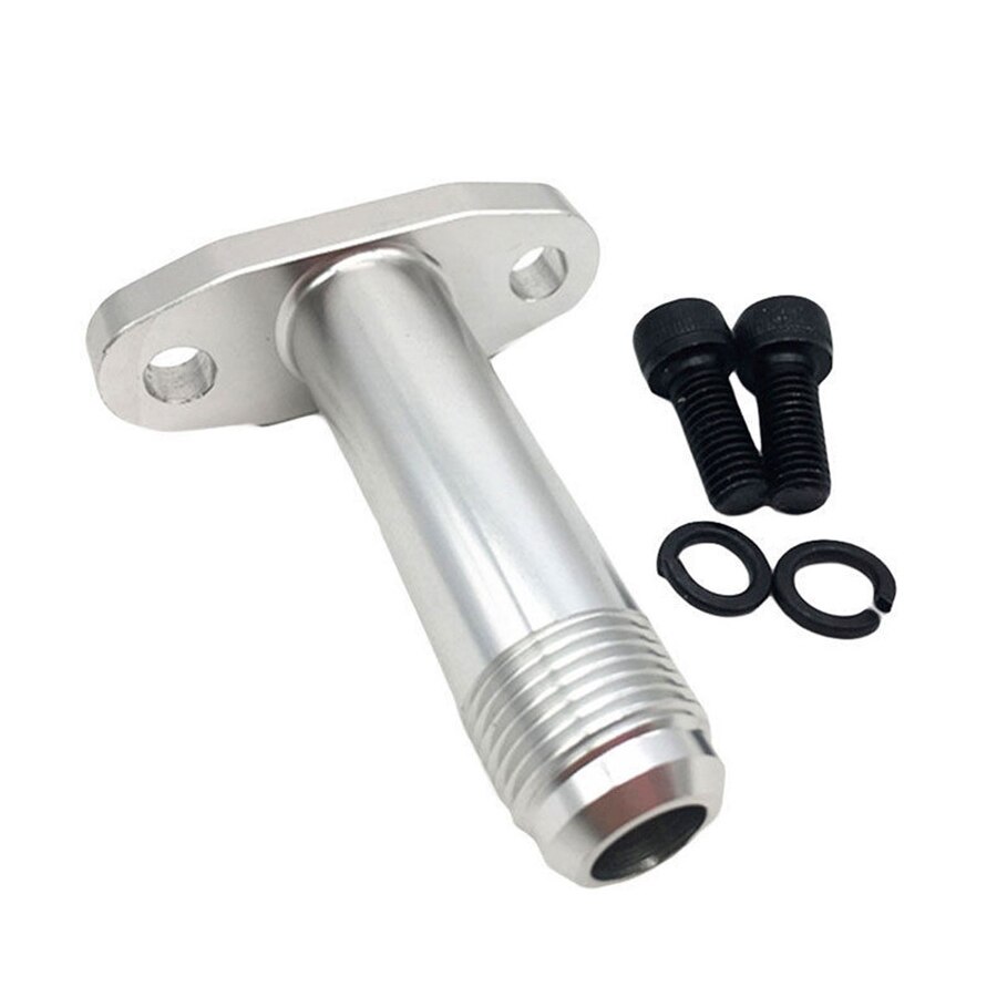 Universal 10 AN Turbo Drain Fitting Oil drain Flange Fits T3/T4/T04B Turbochargers Flange and Precision