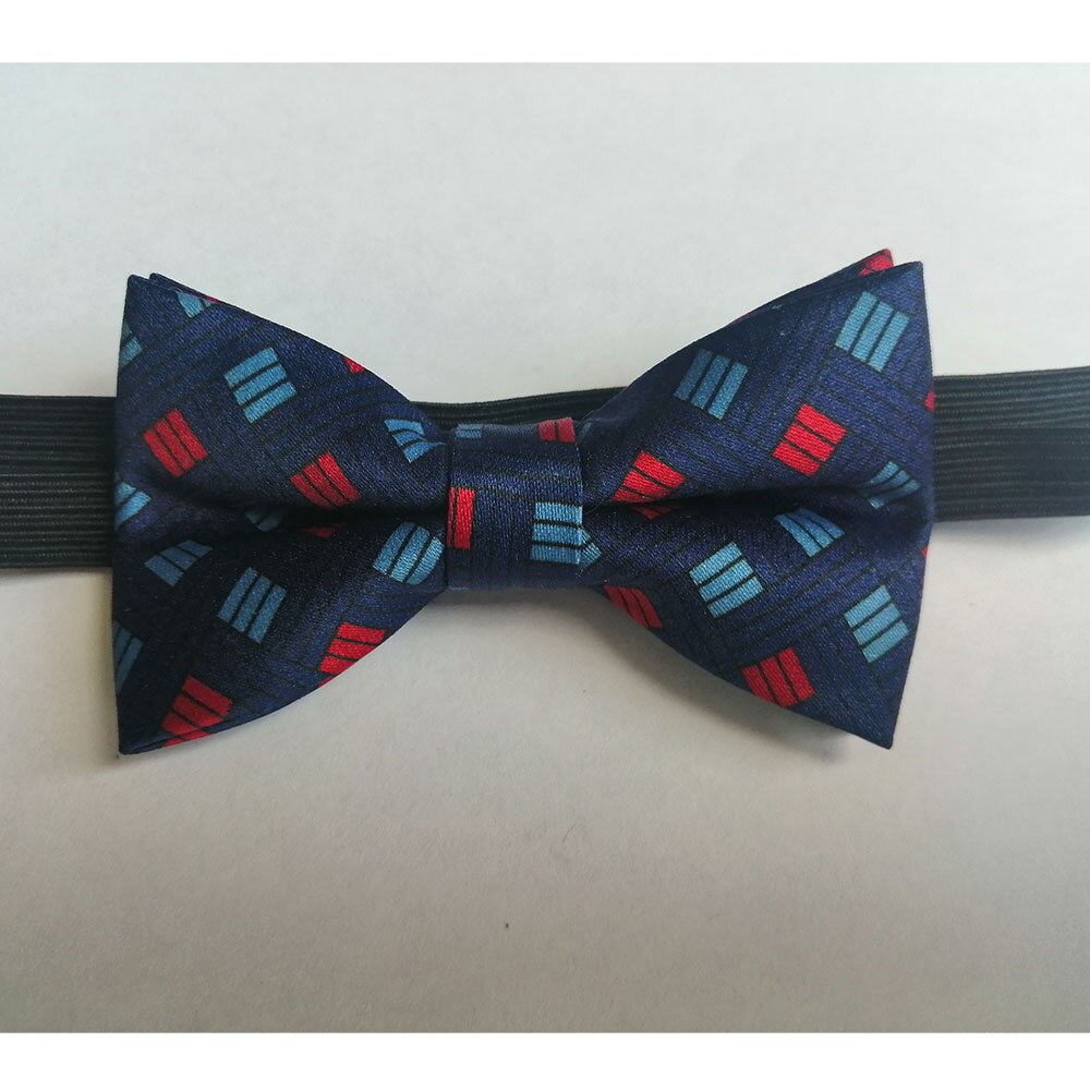 2 uds. Corbata de moño para niños, corbata de poliéster estampada para bebé, corbata de lazo elástica con mariposa, moño encantador para niños y niñas