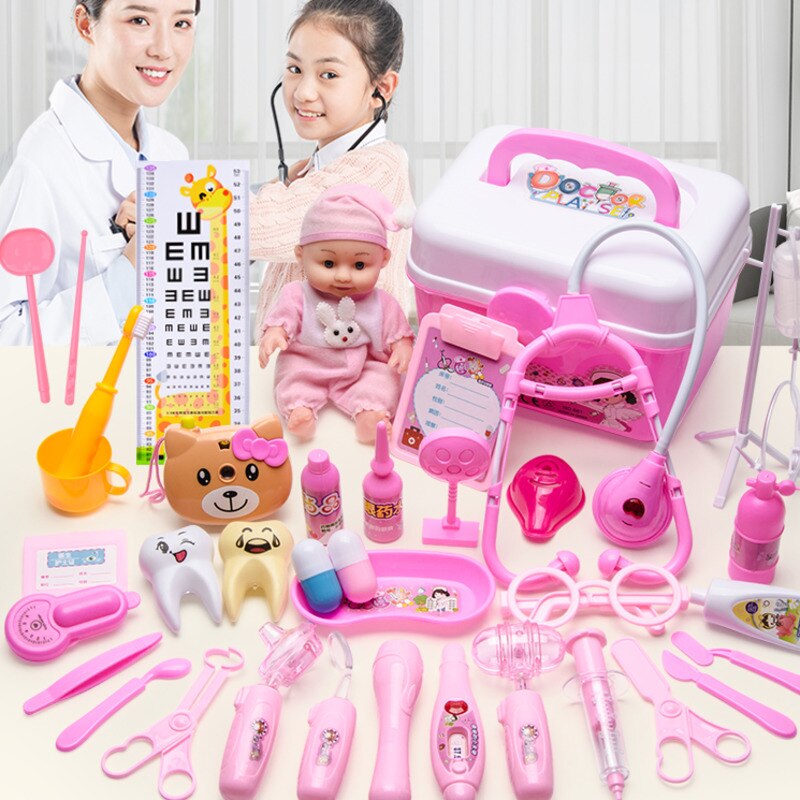 Nuovo Bambini Medico Set Giocattolo Per I Bambini Accessori Per Bambini Gioco di Ruolo Medico Dentista Giocattoli Ospedale Medicina Giochi Di Imitazione