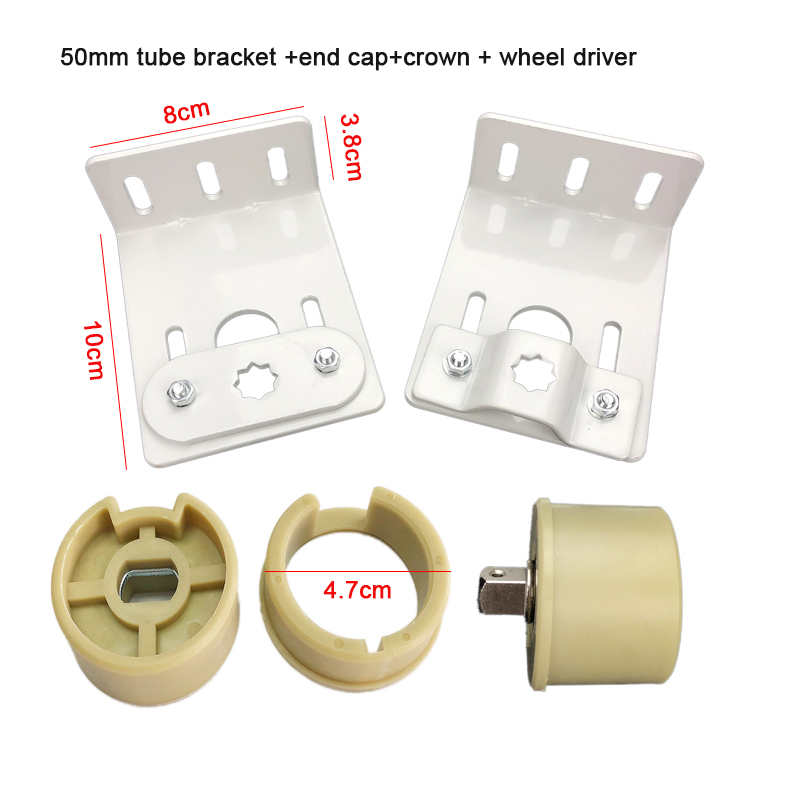 Rørformet motortilbehør til 35mm motor dooya  dm35s dm35r ,50mm rørtilbehør til rullegardiner: Sett b