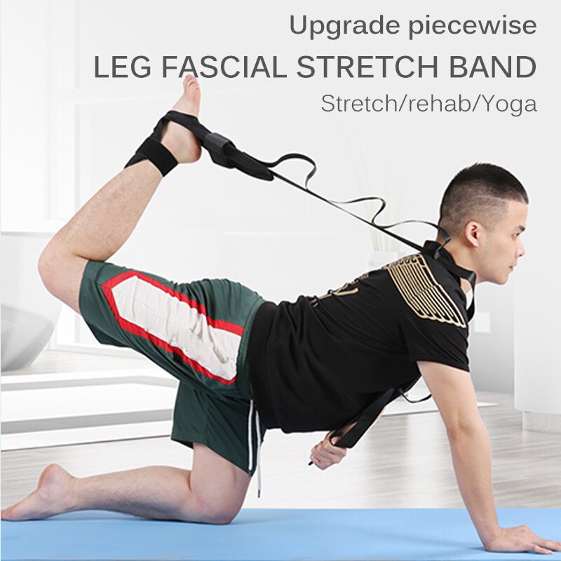 Fleksibilitet stretching ben båre rem til yoga fleksibilitet ben stretch bælte ekstra ankel ligament stretchers