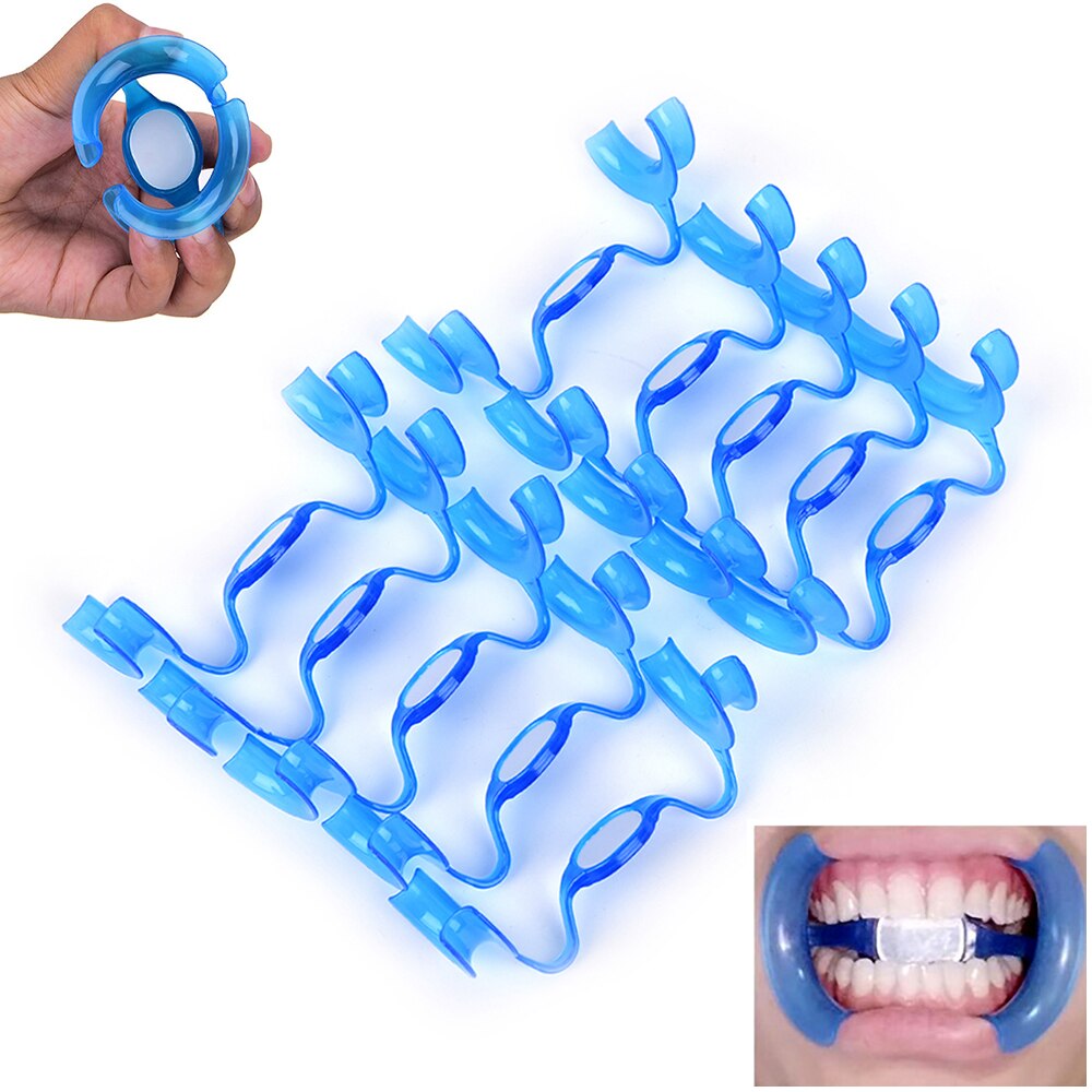 20 Stuks Dental M Type Mond Opener Cheek Retractor Teeth Whitening Dental Gereedschap Tandarts Materiaal Tandheelkunde Instrument